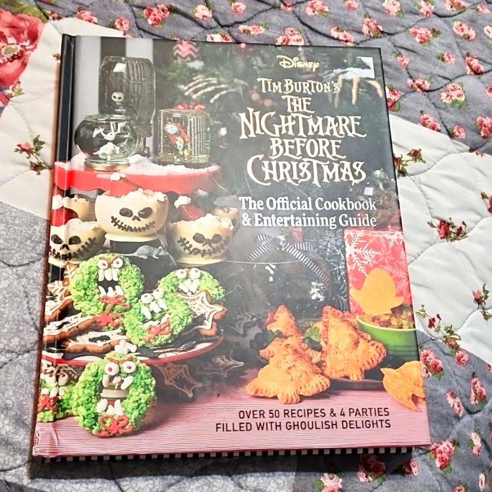 Tim Burton's Night Before Christmas cook book brand new